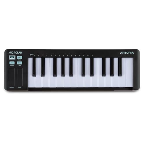 Arturia MIDI keyboard 25鍵 Arturia MicroLab mk3 25-Key USB-C MIDI Control Keyboard 231511